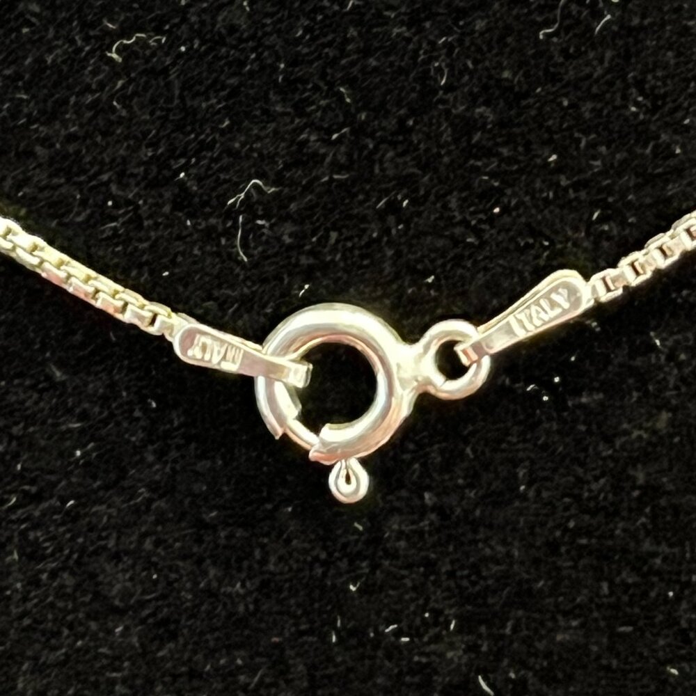 16” Sterling Necklace Chain Marked 925. - Picture 2 of 2